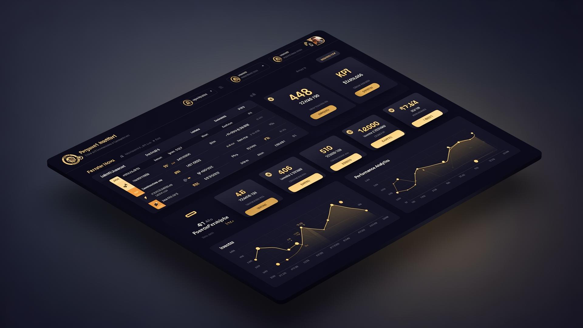 Admin dashboard showing investor management interface